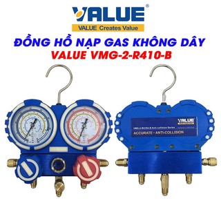 Đồng hồ gas đôi không dây value r410