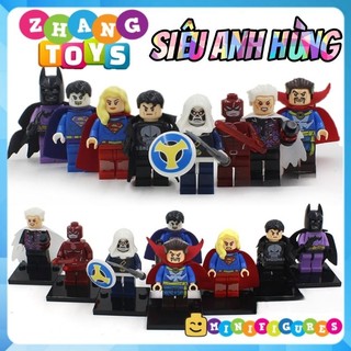 Xếp hình mô hình nhân vật gồm Bizarro Supergirl Punisher Task Master Dare Devil Collector MiniFigures Xinh x0104