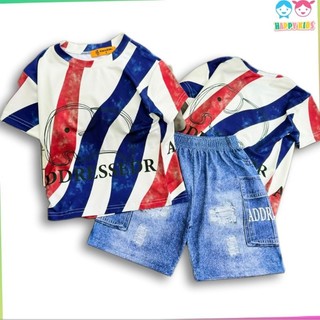 [40-60ký] Bộ thun lạnh bé trai size đại cồ dáng thể thao - Đồ bộ trẻ em