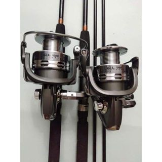Combo bộ cần câu máy 2 khúc đặc shimano + máy câu kim loại CL tải cá 15kg siêu bền siêu khỏe (chỉ cần + máy)
