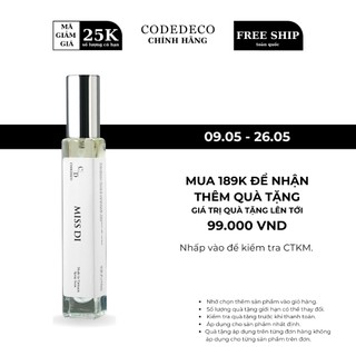 Tinh dầu thơm CODEDECO Miss Di gợi cảm, ngọt ngào - 10ml