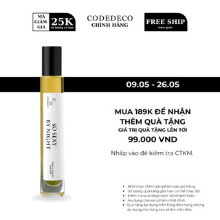 Tinh dầu thơm CODEDECO So Sexy By Night dạng lăn quyến rũ, gợi cảm - 10ml