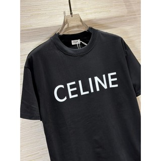 Áo phông T shirt Celine basic logo ngực LA on web