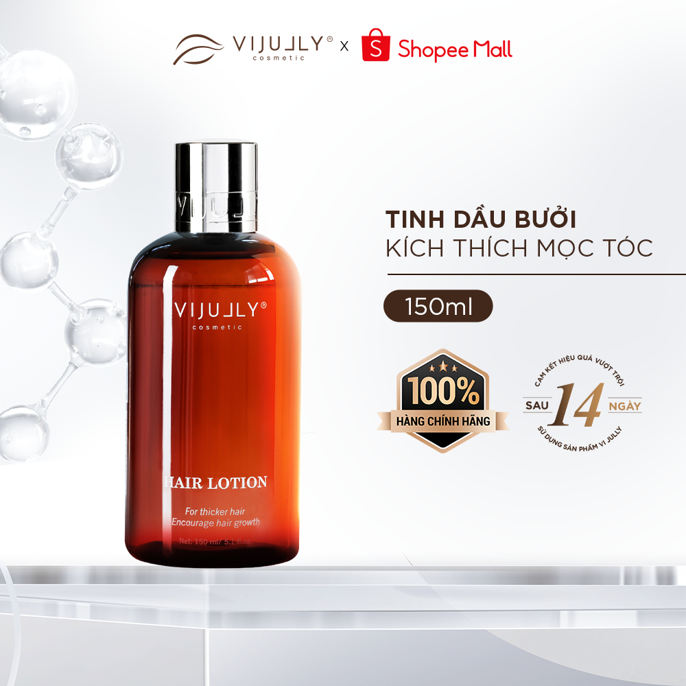 Deal Live - Xịt dưỡng tóc tinh dầu bưởi - Hair Lotion Vi Jully 150ml