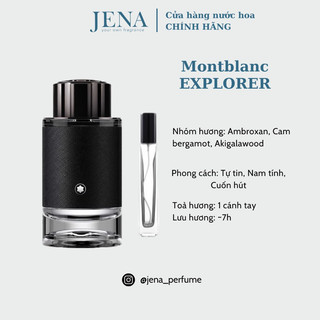 Mẫu thử/ chiết Nước Hoa Nam Montblanc Explorer EDP Chai 10ml