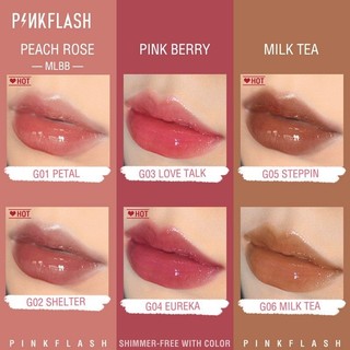 Son bóng Pinkflash dưỡng ẩm cho đôi môi căng mọng