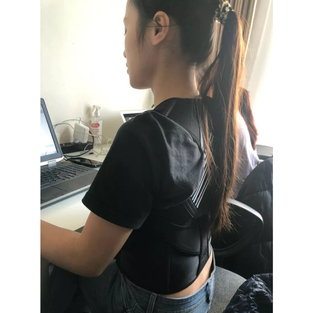 Đai Chống Gù Lưng E.SPORT (Nam&Nữ) - Giúp Lưng Thẳng, chống Cong Vẹo Cột Sống, Thoái Hóa Đốt Sống Cổ, Lệch Vai Gáy