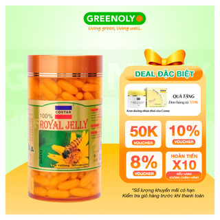 Sữa Ong Chúa Costar Royal Jelly 1450mg Hỗ Trợ Đẹp Da, Chống Lão Hoá 365 Viên