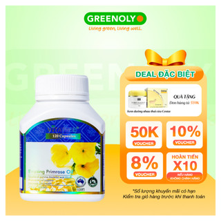 Tinh dầu hoa anh thảo Vitatree hỗ trợ cân bằng nội tiết tố nữ Evening Primrose Oil 120 viên