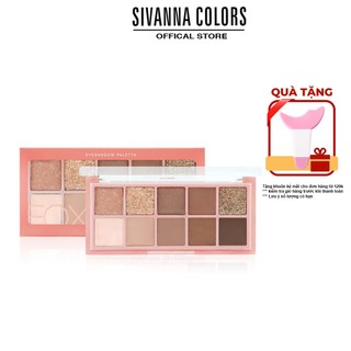 Bảng phấn mắt tông nude Sivanna Colors Eyeshadow Palette Fox & Frog HF158 11g