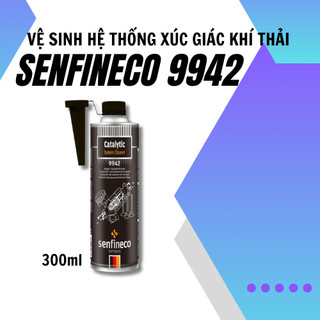 Dung dịch vệ sinh hệ thống xúc tác khí thải ô tô [SENFINECO 9942] Catalytic System Cleaner dung tích 300ml
