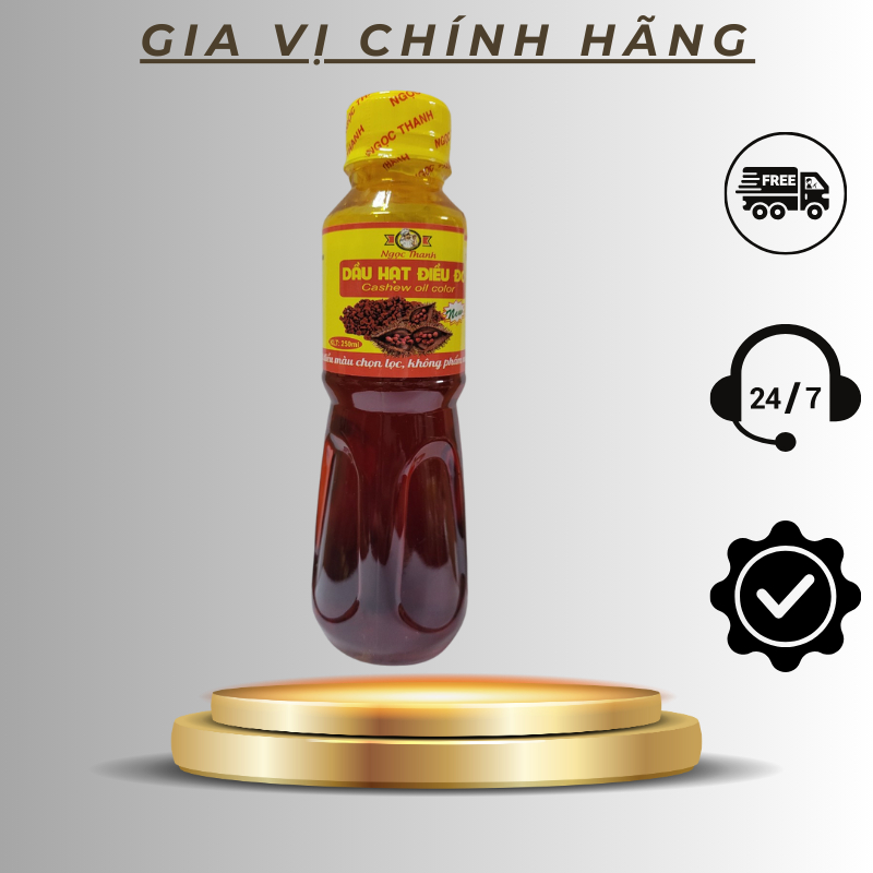 combo 5 chai DẦU HẠT ĐIỀU LOẠI TO 250ml