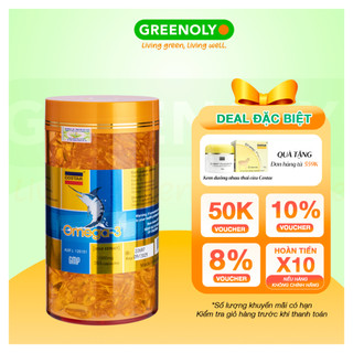 Viên Nang Mềm Dầu Cá Costar Bổ Sung Omega 3 1000mg Hỗ Trợ Tim Mạch Và Thị Lực 365 Viên
