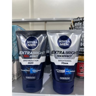 Sữa rửa mặt nivea men 100gr giúp sáng da & kiểm soát nhờn