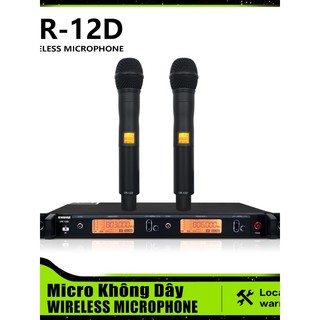 Bộ micro không dây kèm đầu thu cao cấp hát nhẹ nhàng - hút âm tốt - độ chống hú cao - âm