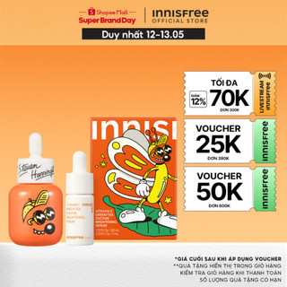 (Phiên bản giới hạn Steven Harrington) Tinh chất dưỡng sáng INNISFREE Vitamin C Green Tea Enzyme Brightening Serum 30ml