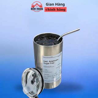 Ly Giữ Nhiệt Kèm Ống Hút Inox 304 Cao Cấp - Cốc Uống Nước Giữ Nhiệt Siêu Tiện Lợi ( Hàng Đẹp )
