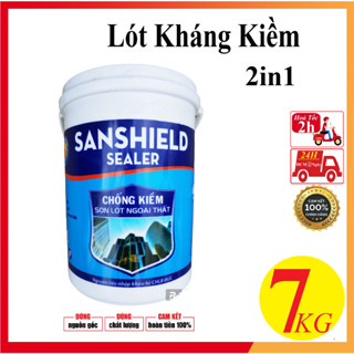 7kg Sơn lót chống kiềm nội & ngoại thất - Chống Nứt - Chống Thấm - Chống Nấm Mốc - Siêu Cao Cấp 2IN1