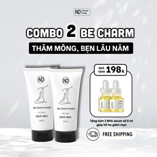 COMBO 2 TUÝP BE CHARM & 2 BHA 5ML BY ND TIẾT KIỆM 100k