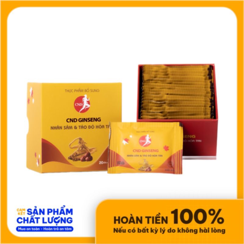 CND GINSENG NHÂN SÂM @ TÁO ĐỎ HOÀ TAN