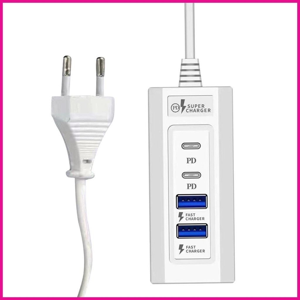 Ổ cắm 4 cổng sạc đa năng - Bộ sạc USB nhiều cổng - Bộ sạc nhiều cổng đa năng , tích hợp sạc nhanh