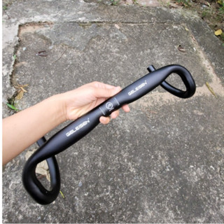 Ghi đông cong dẹt bằng nhôm cho xe đạp thể thao,xe đua, xe đạp Fixed Gear, 31.8mm