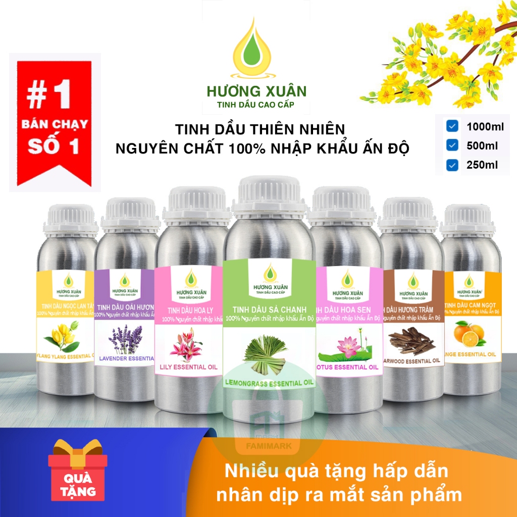 Tinh Dầu Lít Nhập Ấn, Tinh Dầu Hương Xuân Nguyên Chất Thiên Nhiên,Tinh Dầu Dùng Cho Máy Công Nghiệp