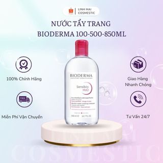 Nước tẩy trang làm sạch da mặt dịu nhẹ Pháp Bio-derma các size
