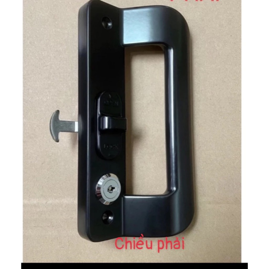 Khoá chữ D cửa đi lùa hệ 93 (Chính hãng) KINLONG khóa D kinlong