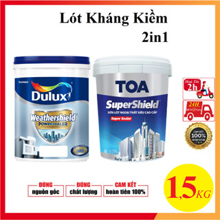 1.3kg Sơn lót chống kiềm nội & ngoại thất - Chống Nứt - Chống Thấm - Chống Nấm Mốc - Cao Cấp 2IN1