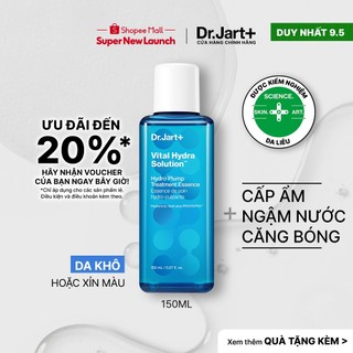 Tinh Chất Làm Mềm & Dưỡng Ẩm Dr.Jart+ Vital Hydra Solution Hydro Plump Treatment Essence 150ml - Toner Cho Da Nhạy Cảm