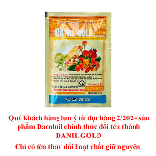 Phân dón dưỡng lá trừ nấm Daconil 75 WP cho phong lan, cây trồng gói dạng bột 15gram