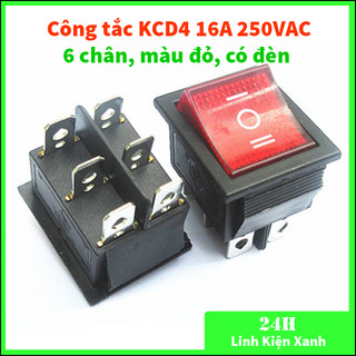 Công tắc bập bênh 16a 250vac kcd4 6 chân 3 chế độ on-off-on