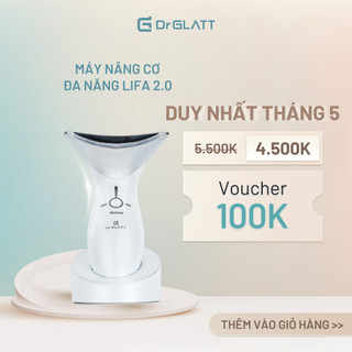 Máy Nâng Cơ Mặt Massage Chống Nhăn Tăng Sinh Collagen Trẻ Hoá Da DR GLATT LIFA 2.0