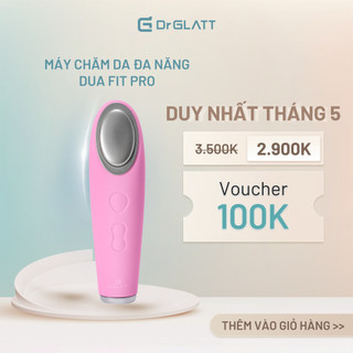 Máy Rửa Mặt Sạch Sâu Tẩy Trang Đẩy Tinh Chất Massage Mắt DR GLATT DUA FIT PRO