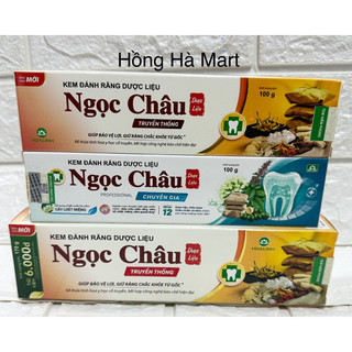 Kem Đánh Răng Dược Liệu Ngọc Châu Tuýp 100g/170g(Cam Kết Hàng Chuẩn )