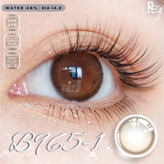 Kính Áp Tròng RUBYEYES Màu Nâu Tự Nhiên B965-1 Full 0-5 Độ BST BEARLENS 