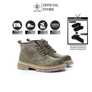 Giày Đốc cổ trung da lộn cao cấp dành cho nam - Duky Store