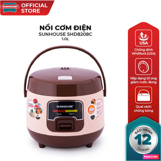 Nồi cơm nắp gài sunhouse 1 lít shd8208c