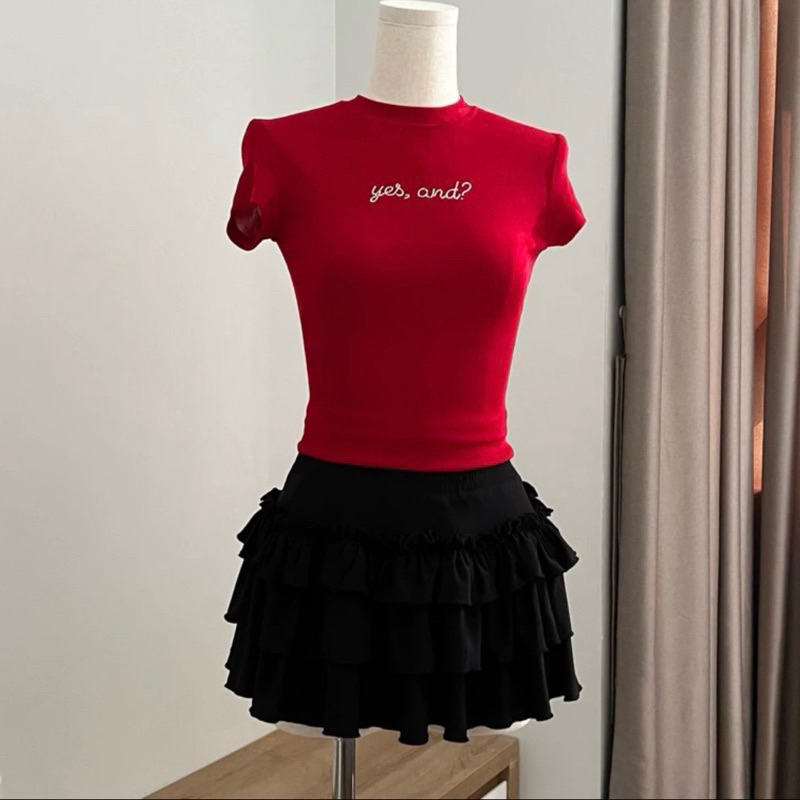 |BIGSIZE AHOLASHOP| Áo Yes, and?