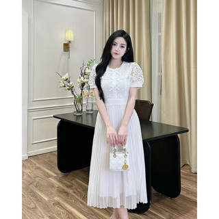 Đầm ren phối tơ dập ly