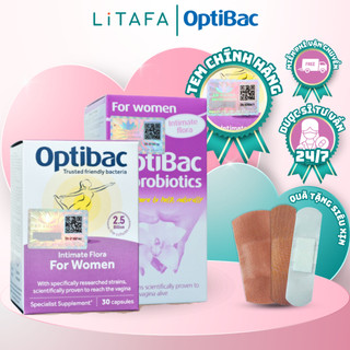  Men Vi Sinh Phụ Khoa Optibac Tím (Optibac For Women) - Bổ Sung Lợi Khuẩn Chăm Sóc Vùng Kín