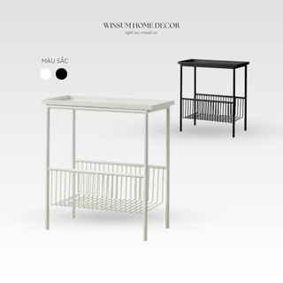 Bàn sofa, bàn để đồ đầu giường để đèn ngủ, sách,.. sắt mỹ thuật cao cấp - winsum.decor KSF