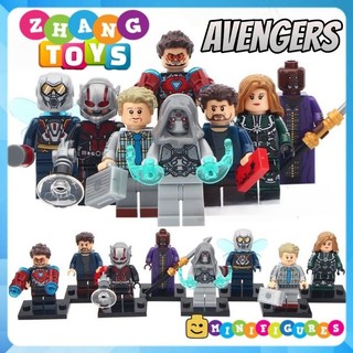 Đồ chơi Xếp hình Captain Marvel Zuri Baron Erik Selvig Ant-Man Wasp Iron Man Ghost Minifigures Xinh X0197