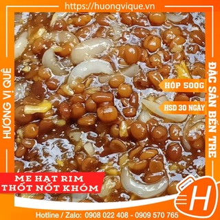 Hạt Me Rim Thốt Nốt Khóm - Hủ 500g - Đặc Sản Bến Tre