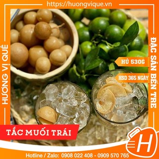 Tắc Muối Trái - Hủ 530g - Đặc Sản Bến Tre