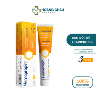 Kem mỡ bôi trĩ hemopropin - giảm đau rát, giảm các triệu chứng khó chịu do trĩ
