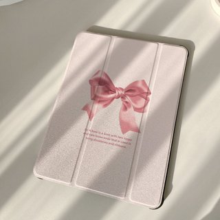 Bao da Ipad: Case I.Pad in hình có khay đựng bút dễ thương sắc nét