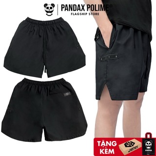 Quần short local brand dù gió form lửng ngắn đùi rộng trên gối nam nữ oversize ngố có lót lưới thoáng khí pandax polime