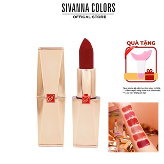  Son lì lấp lánh Sivanna Colors Luxury Power Matte Lipstick HF5023 4.2g